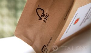FSC logo on Tea Hong packaging