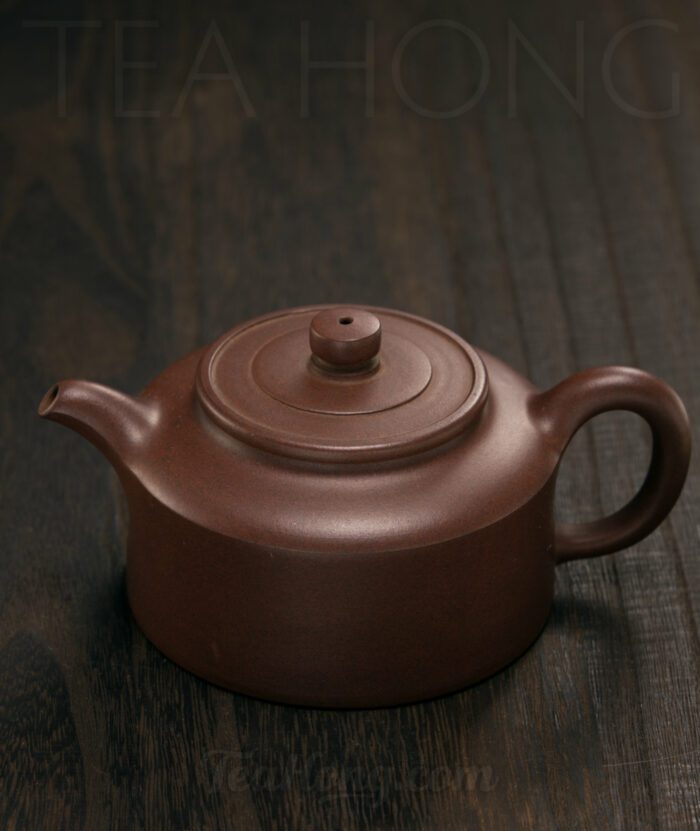 Gu Lu Zhou: Compass Yixing teapot: side